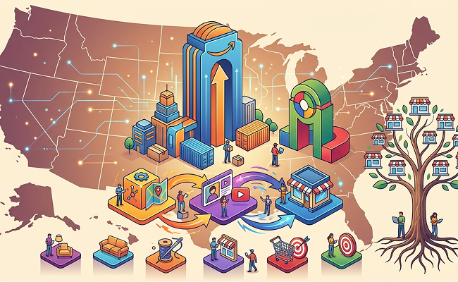 亚马逊稳居前列,卖家多平台布局美国电商市场