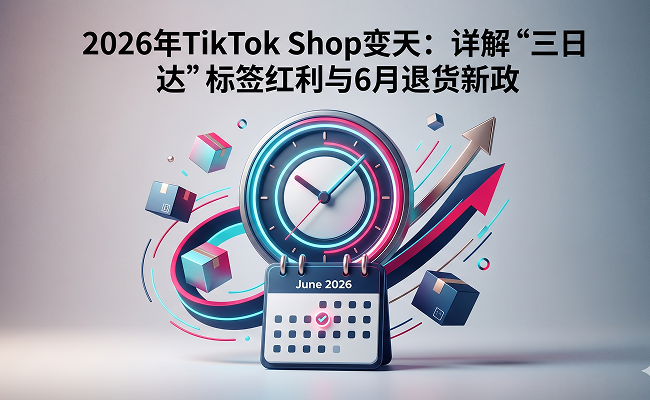 2026年TikTok Shop变天：详解“三日达”标签红利与6月退货新政